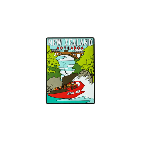 Moana Road Silicone New Zealand Magnet Southern Jet Boat