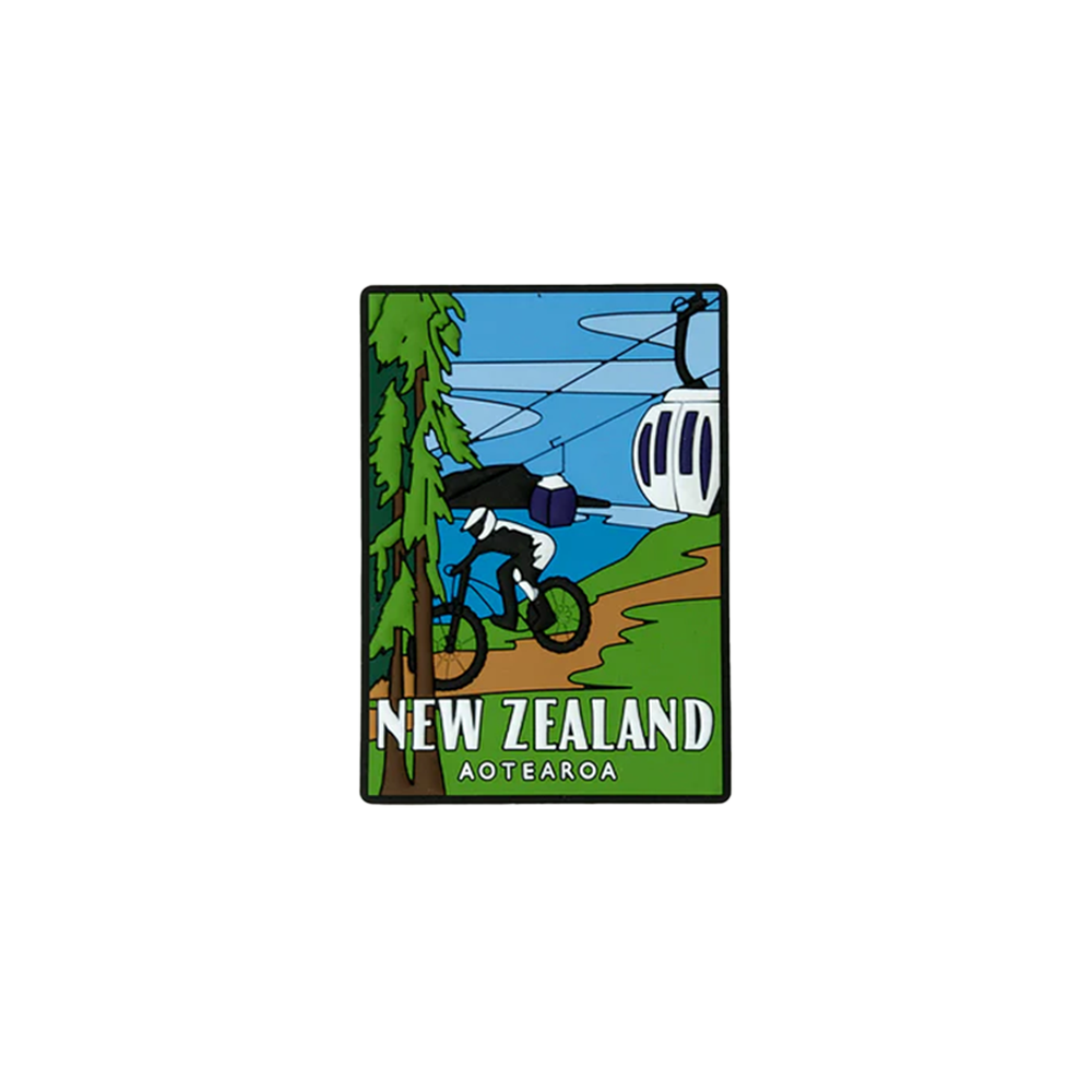 Moana Road Silicone New Zealand Magnet Mountain Biking and Gondola