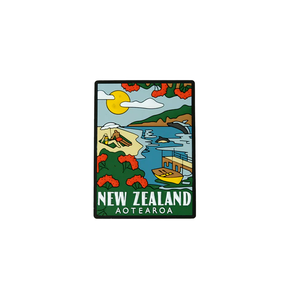 Moana Road Silicone New Zealand Magnet Northern Beach