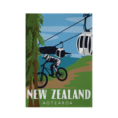 Moana Road Tea Towel Mountain Bike & Gondola