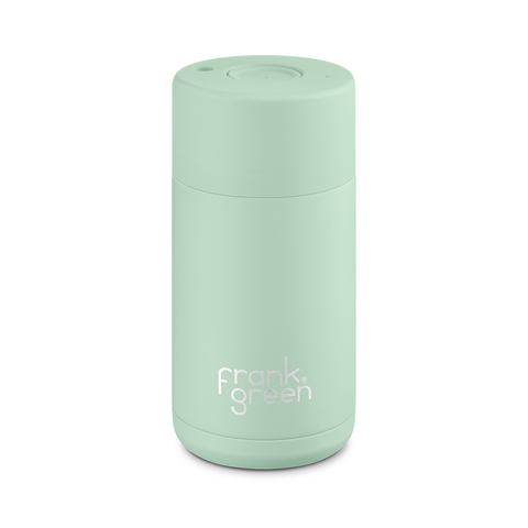 Frank Green Ceramic Reusable Cup 12oz Mint Gelato