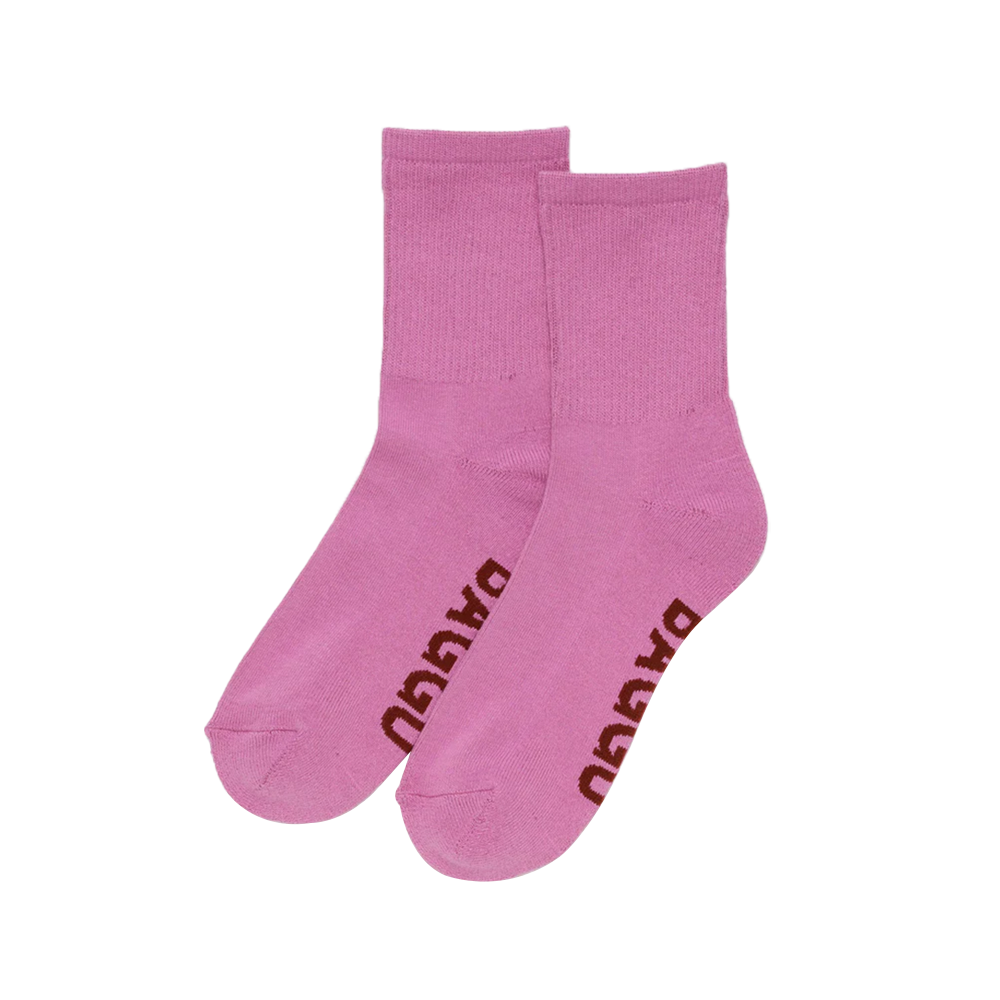 Baggu Ribbed Socks Extra Pink Small