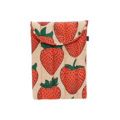 Baggu Puffy Laptop Sleeve 13/14 inch Strawberry