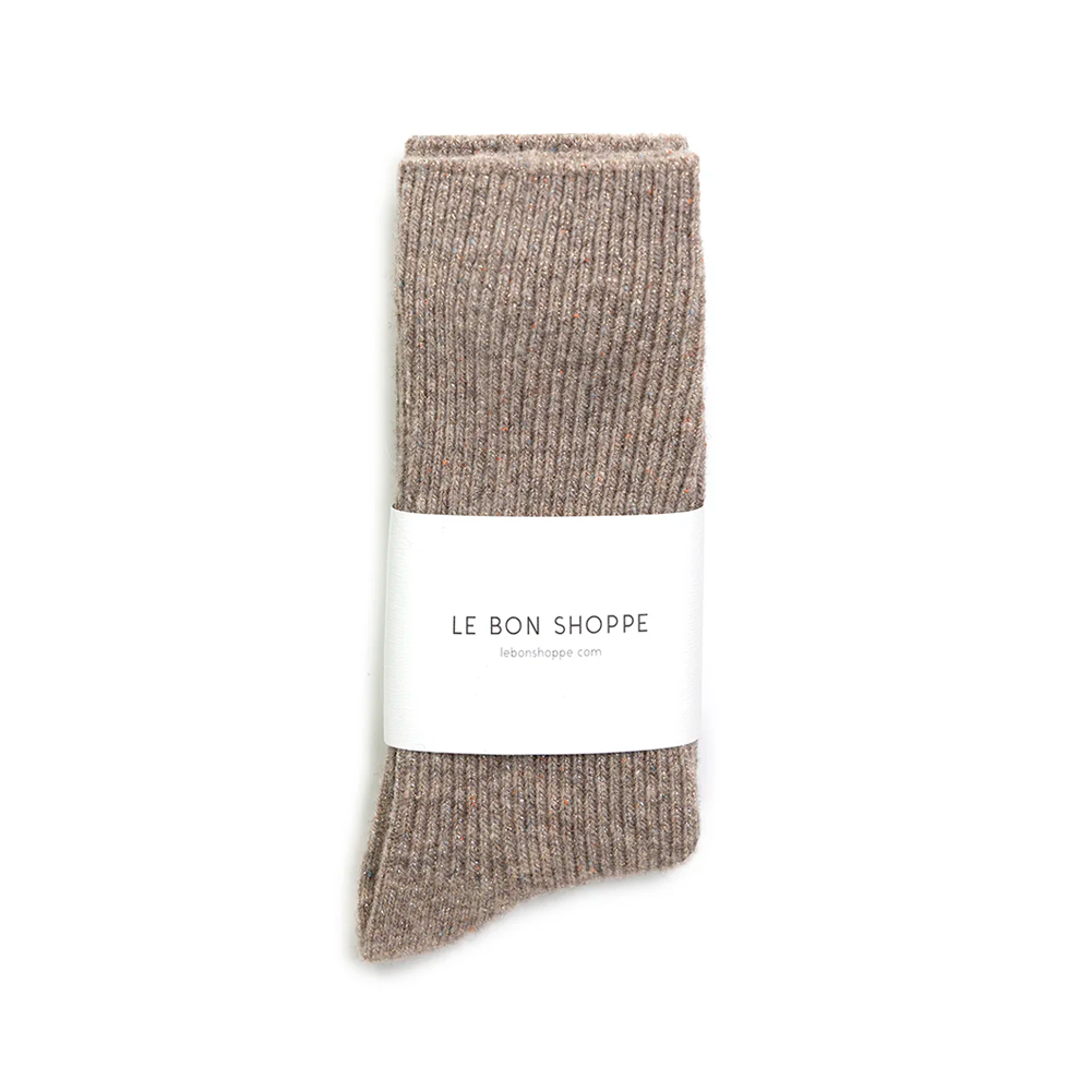 Le Bon Shoppe Winter Sparkle Socks Nutmeg