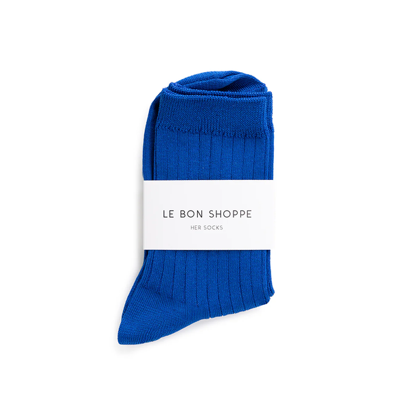 Le Bon Shoppe Her Socks Cobalt