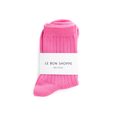 Le Bon Shoppe Her Socks Bright Pink