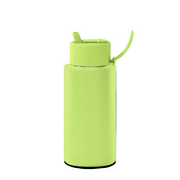 Frank Green Ceramic Reusable Bottle with Flip Straw Lid & Strap 34oz Pistachio Green