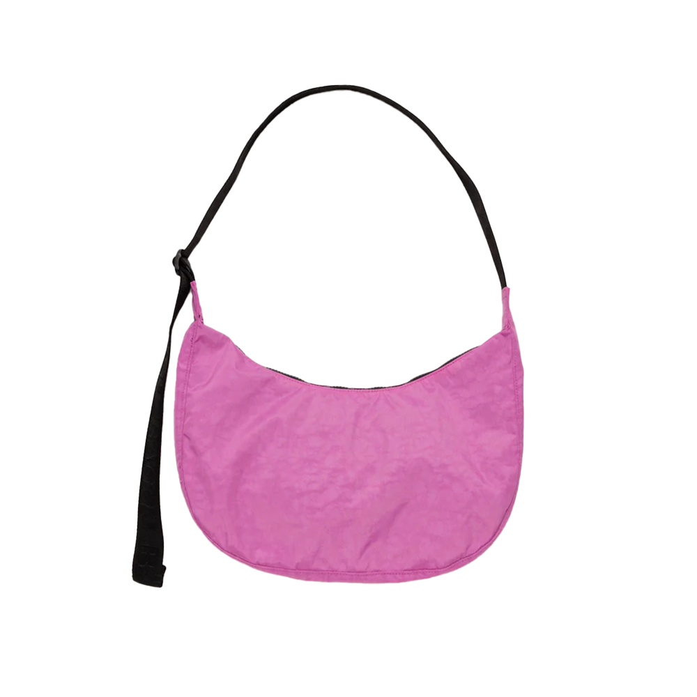 Baggu Medium Nylon Crescent Bag Extra Pink