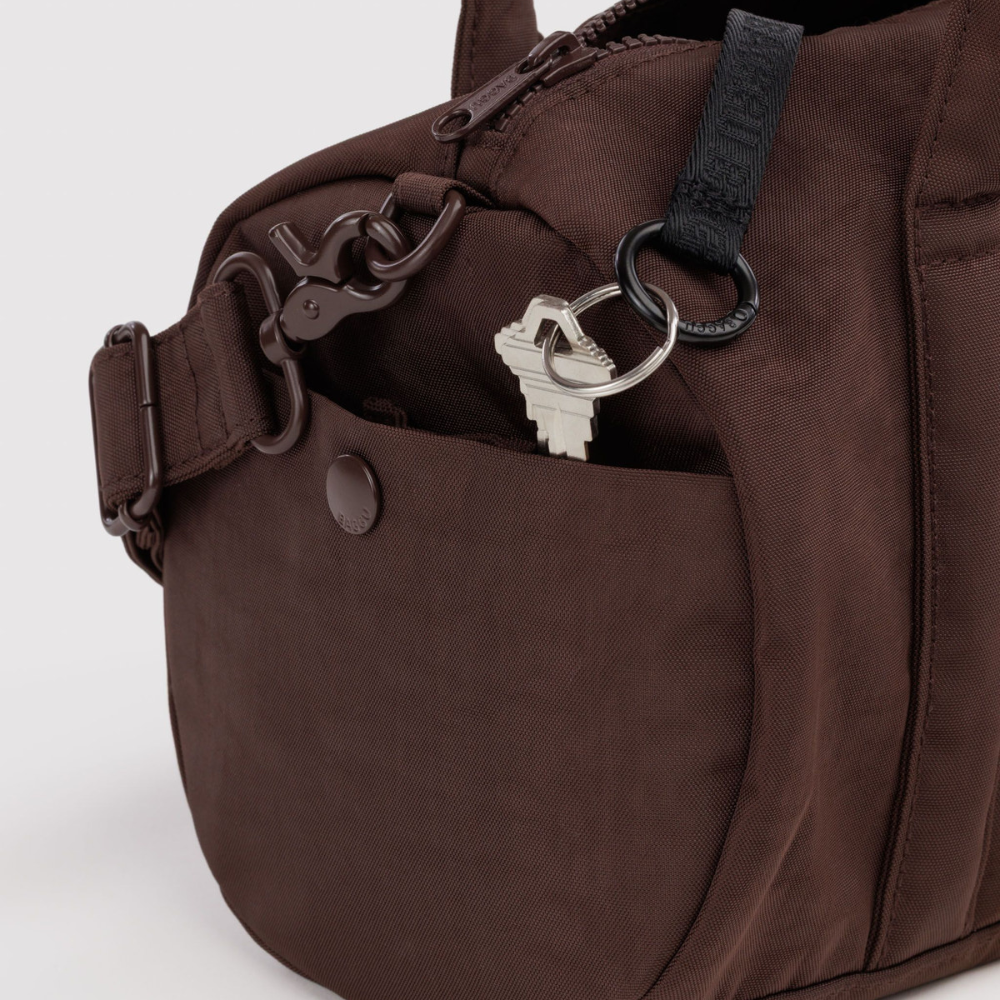 Baggu Nylon Duffle Bag Coffee
