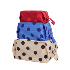 Baggu 3D Zip Pouch Polka Dot Mix