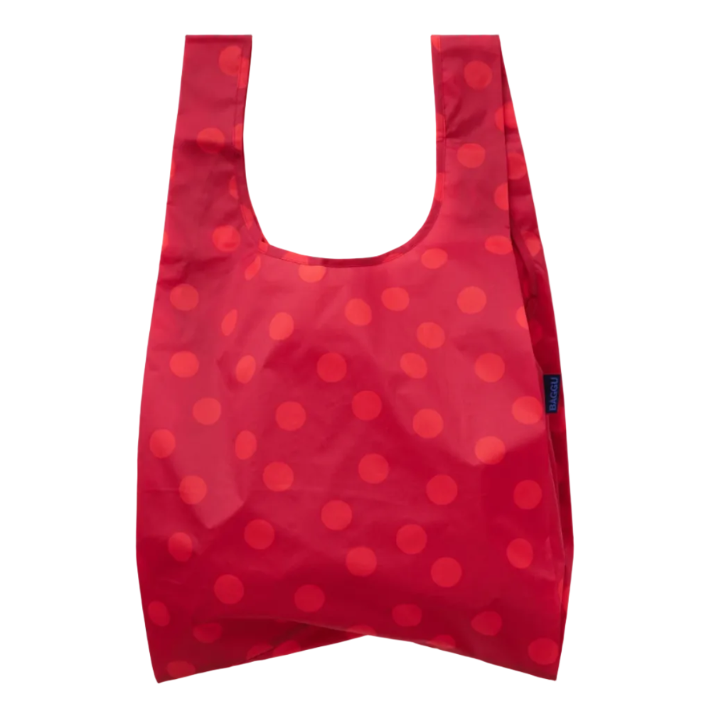 Baggu Standard Reusable Bag Red Polka Dot