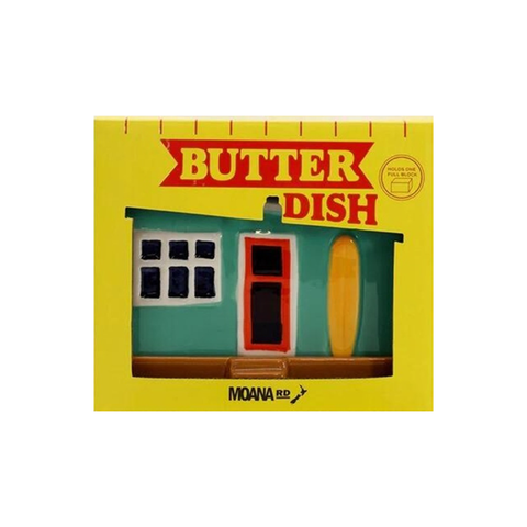 Moana Road Ceramic Butter Dish Classic Kiwi Batch