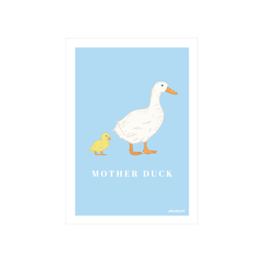 Iko Iko A4 Art Print Mother Duck