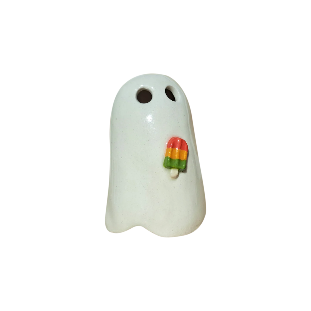 Lava Ceramics Boo Ghost Traffic Light