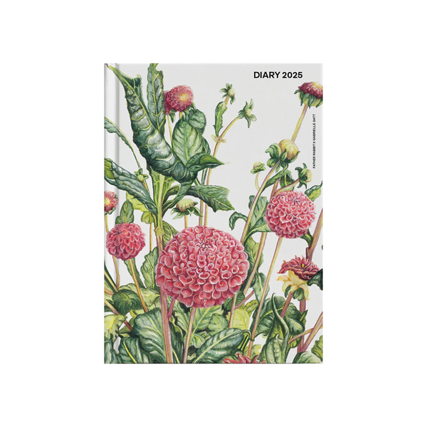 **PRE ORDER** Father Rabbit 2025 Daily Diary Gabrielle Gatt  Lost in Dahlias