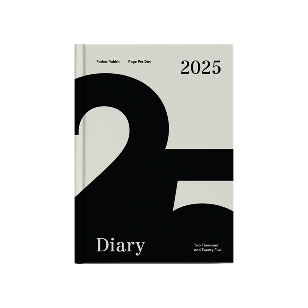 **PRE ORDER** Father Rabbit 2025 Daily Diary Ivory