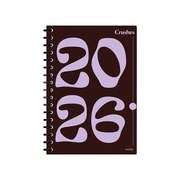 Chrushes 2026 Weekly Diary Maroon