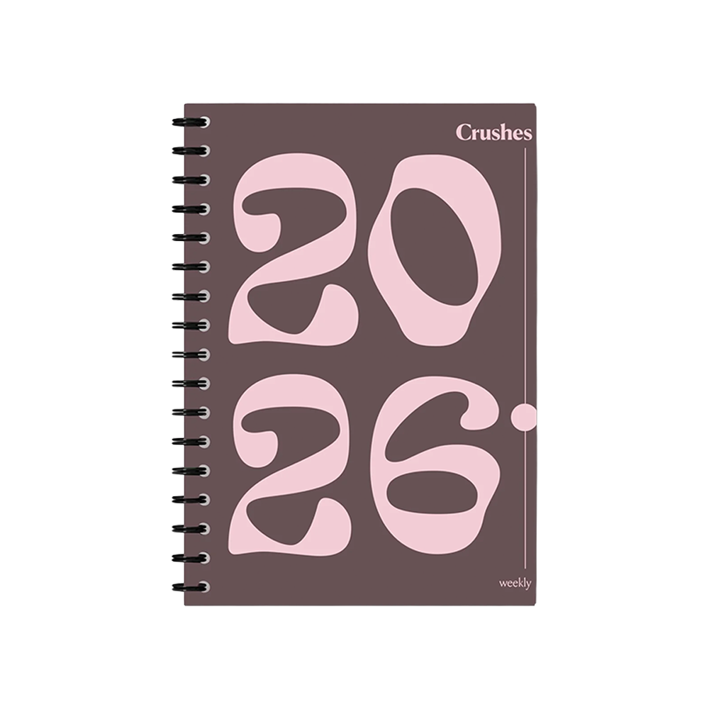 Chrushes 2026 Weekly Diary Mauve