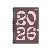 Chrushes 2026 Weekly Diary Mauve