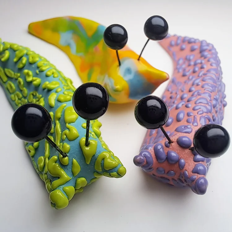 Lava Ceramics Flat Slug Fruity Elecrtic Kiwi