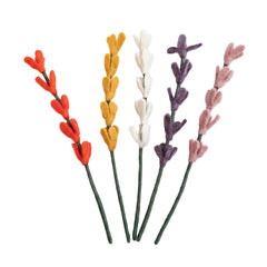Felted Wool flower Stem