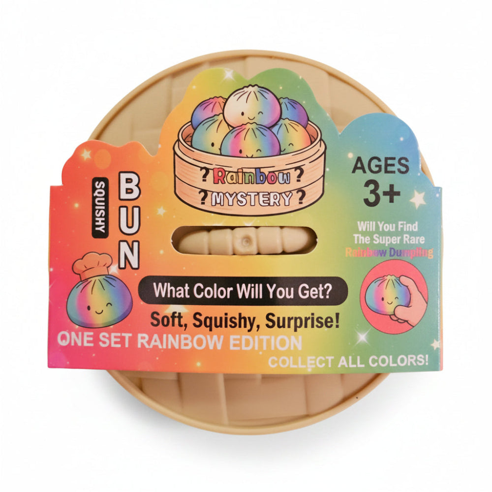 Rainbow Colour Dumpling Squishy Assorted