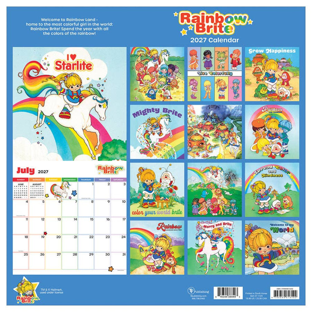 Rainbow Brite  2027  Wall Calendar