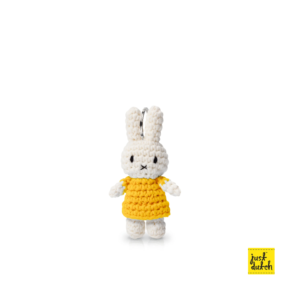 Just Dutch x Miffy Crochet Miffy Handmade Key Ring Yellow