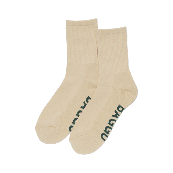 Baggu Ribbed Socks Ecru Small