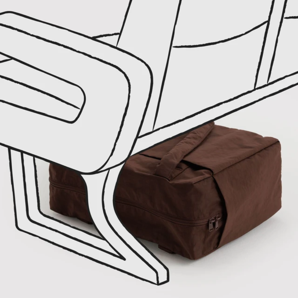Baggu Small Cloud Carry-On Bag Coffee