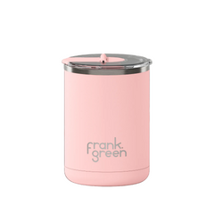 Frank Green Ceramic Coffee Cup with Hinged Lid 12oz Blushed