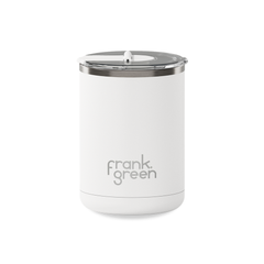 Frank Green Ceramic Coffee Cup with Hinged Lid 12oz Cloud