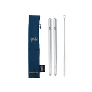 Frank Green Reusable Straw Pack in Pouch Deep Ocean