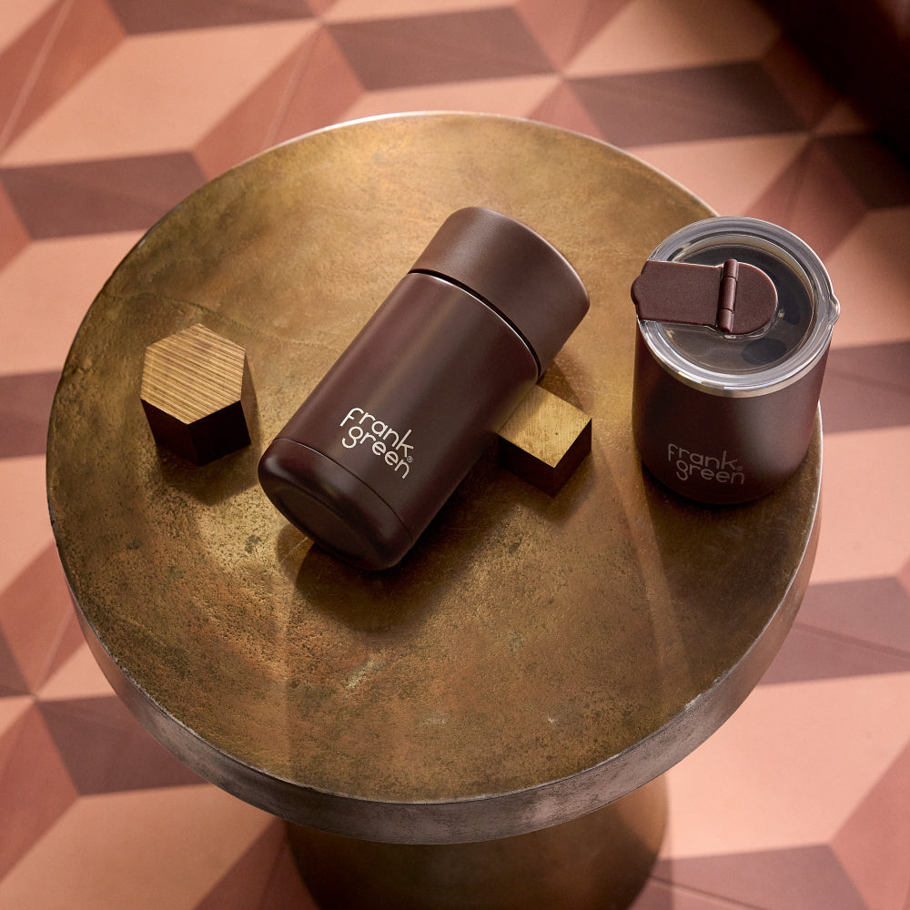 Frank Green Ceramic Reusable Cup 12oz Chocolate