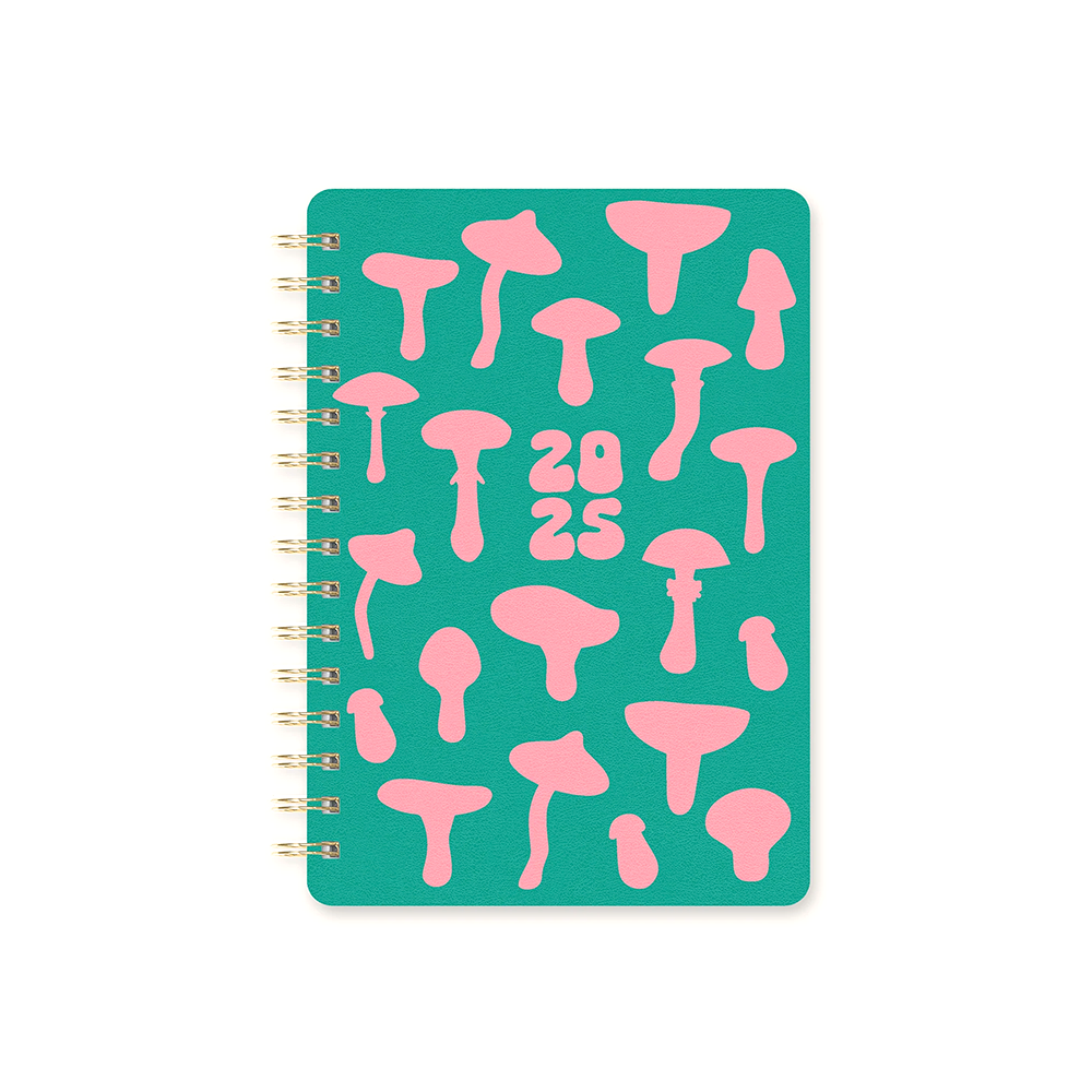 Orange Circle 2025 Agatha Planner Shroom Silo