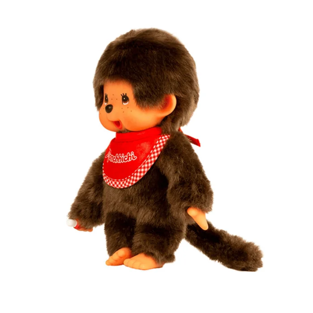 Monchhichi 20cm Classic Boy Red Bib