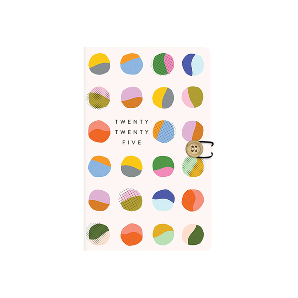 Orange Circle 2025 Monthly Planner Palette