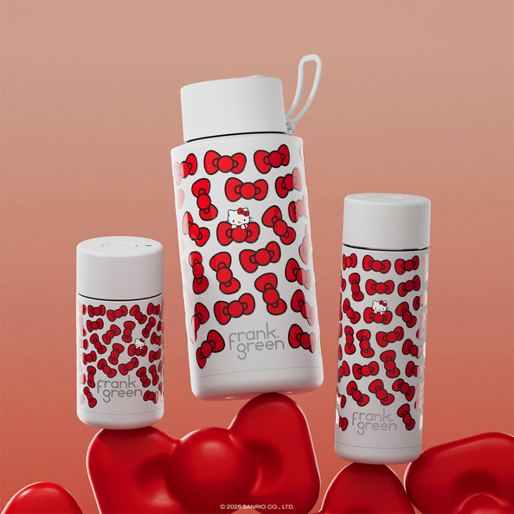 Frank Green x Hello Kitty 20oz Reusable Bottle Hello Kitty with Flip Straw Lid (Bow Edition)