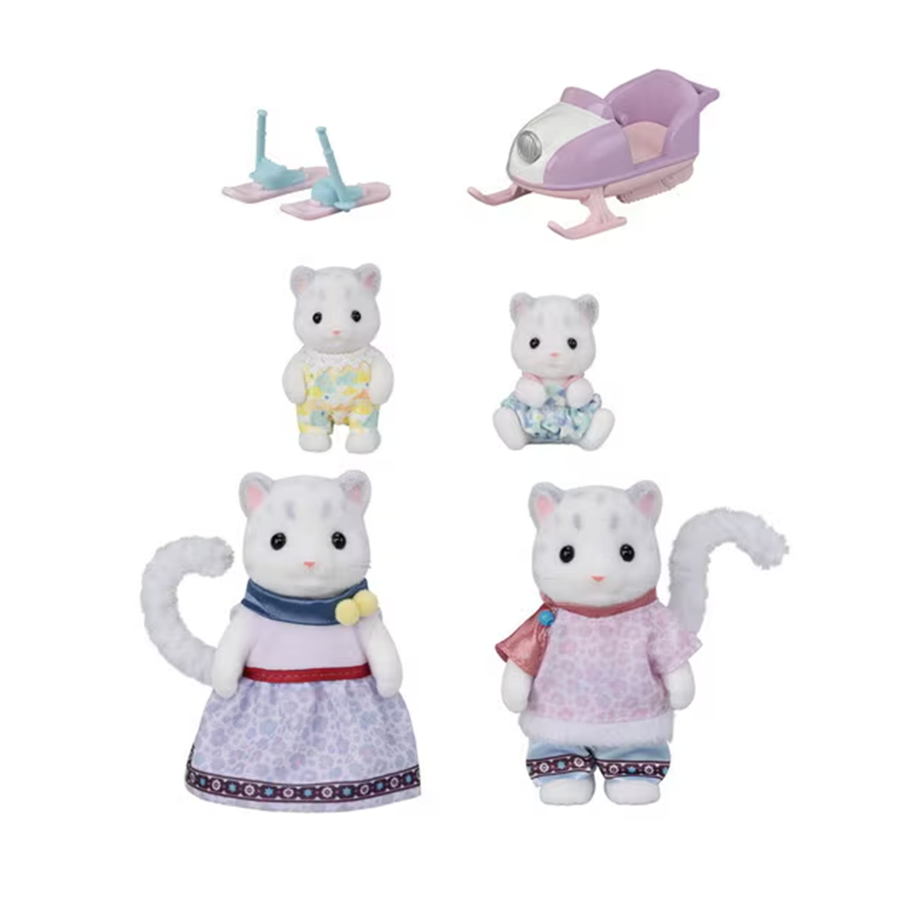 Sylvanian Families Snow Leopard Family