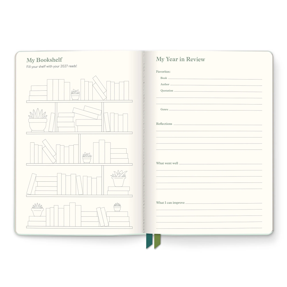 Orange Circle Studio 2027 Clara Clothbound Planner Library Catalog