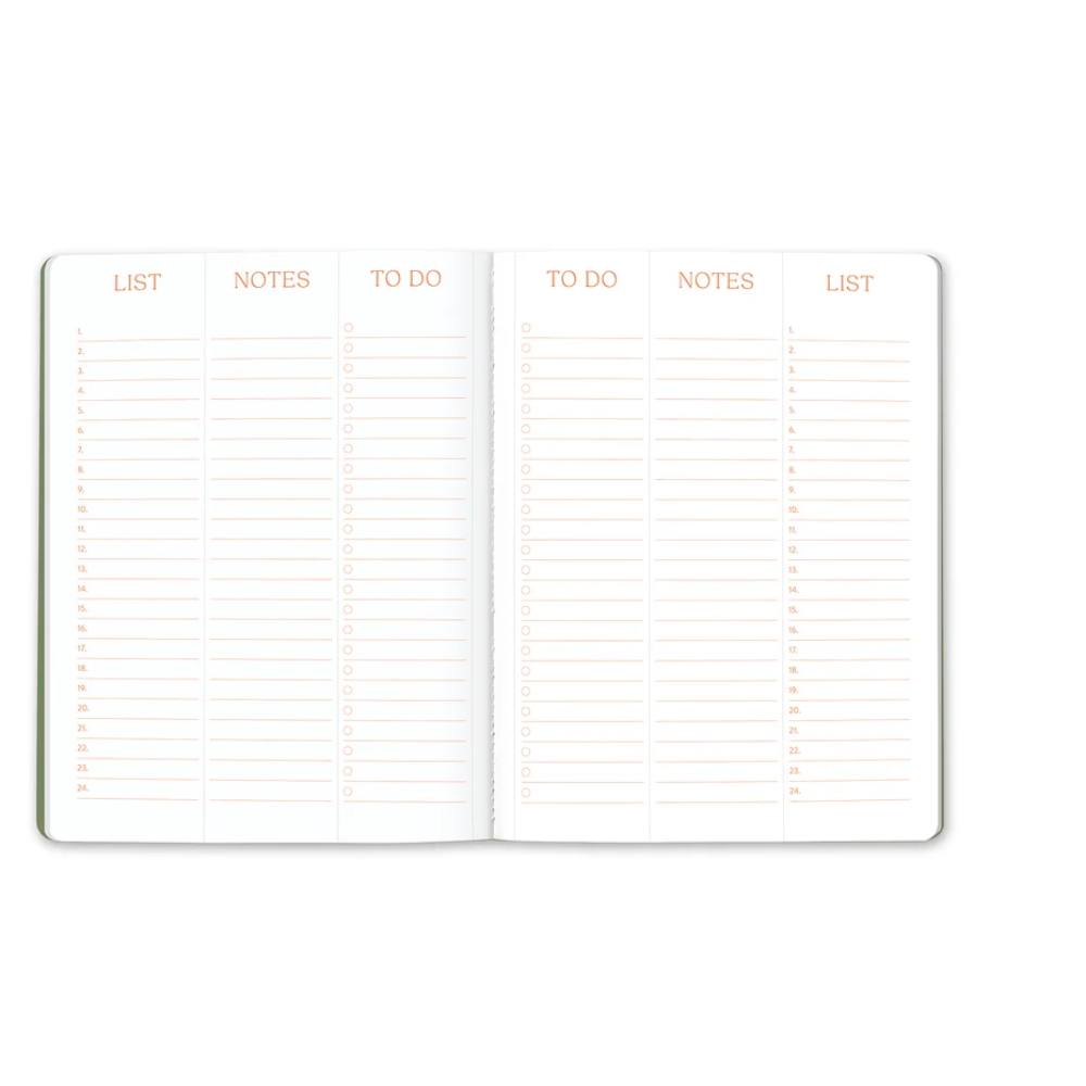 Orange Circle Studio 2027 Just Right Monthly Planner Fruit and Flora