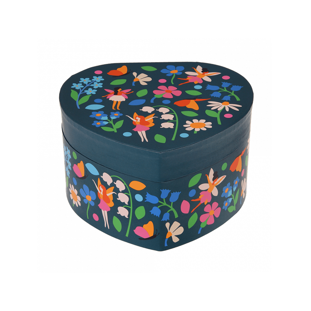 Rex Musical Jewellery Box Fairies in the Garden