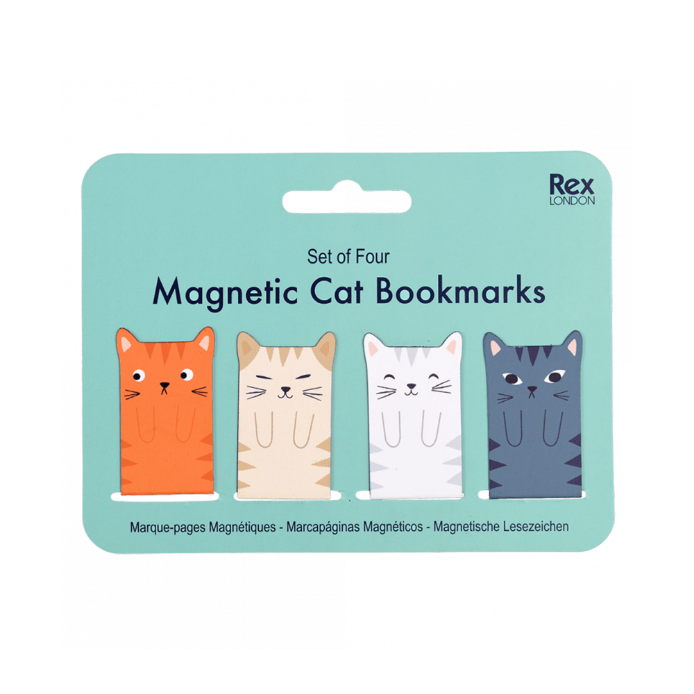 Rex London Magnetic Cat Bookmarks