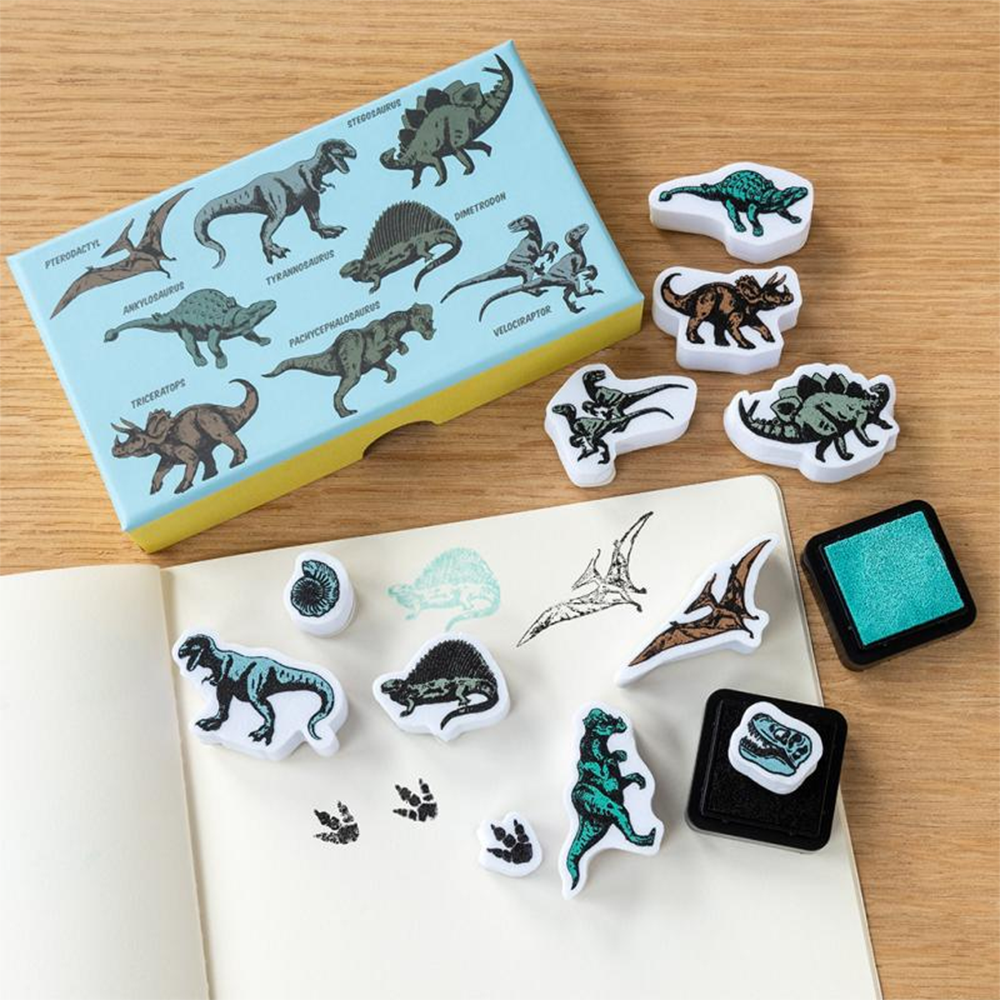 Rex LondonLondonSet Of Mini Stamps Prehistoric Land