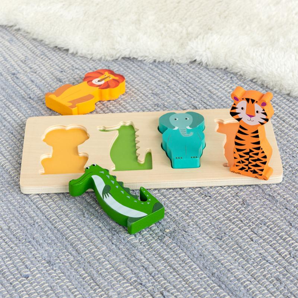 Rex LondonLondonColourful Creatures Wooden Puzzle