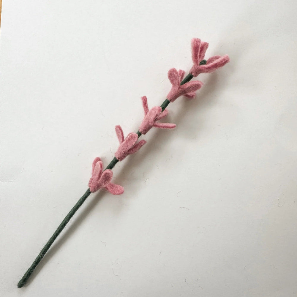 Felted Wool flower Stem