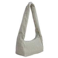 Baggu Nylon Meringue Bag Sage Stripe