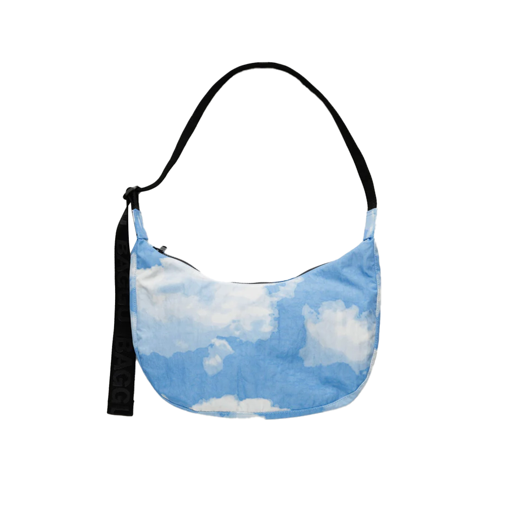 Baggu Medium Nylon Crescent Bag Clouds