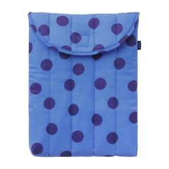 Baggu Puffy Laptop Sleeve 13/14 inch  Blue Polka Dot