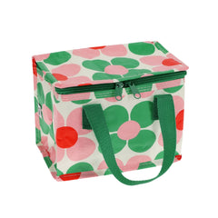 Rex Insulated Lunch Bag Pink and Green Daisy